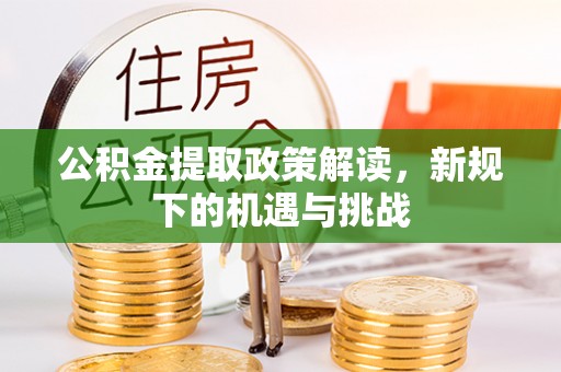 秀英公积金提取政策解读，新规下的机遇与挑战