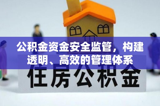 秀英公积金资金安全监管，构建透明、高效的管理体系