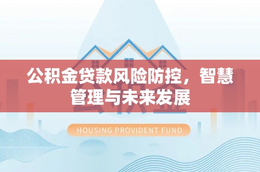 秀英公积金贷款风险防控，智慧管理与未来发展