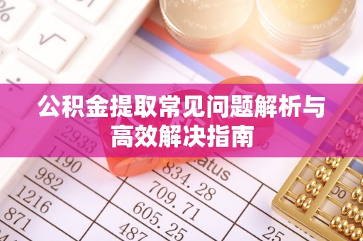 秀英公积金提取常见问题解析与高效解决指南