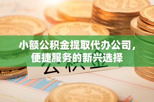 秀英小额公积金提取代办公司，便捷服务的新兴选择